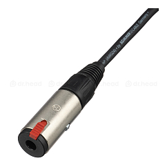 Переходник HeadMade Viper 6.3-f - 3.5mm Black