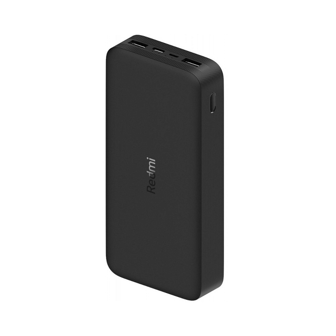 Портативный аккумулятор Xiaomi Redmi Power Bank Fast Charge 18W 20000mAh Black - рис.0