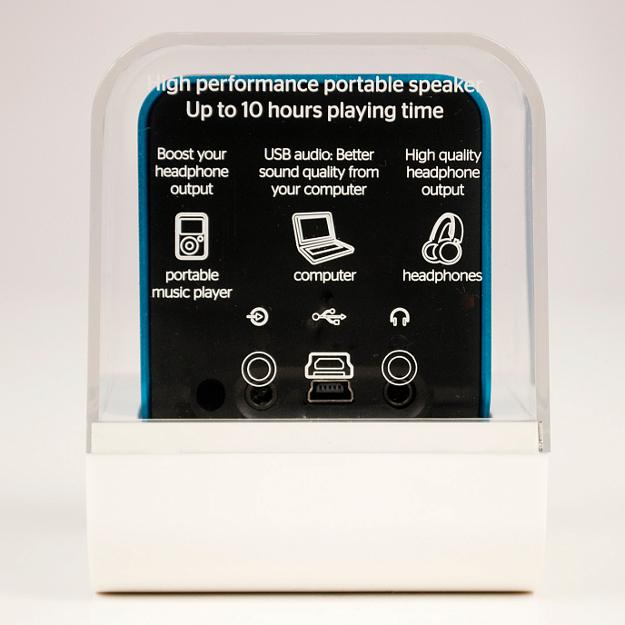 Портативная колонка Nu Force Cube Blue - рис.2