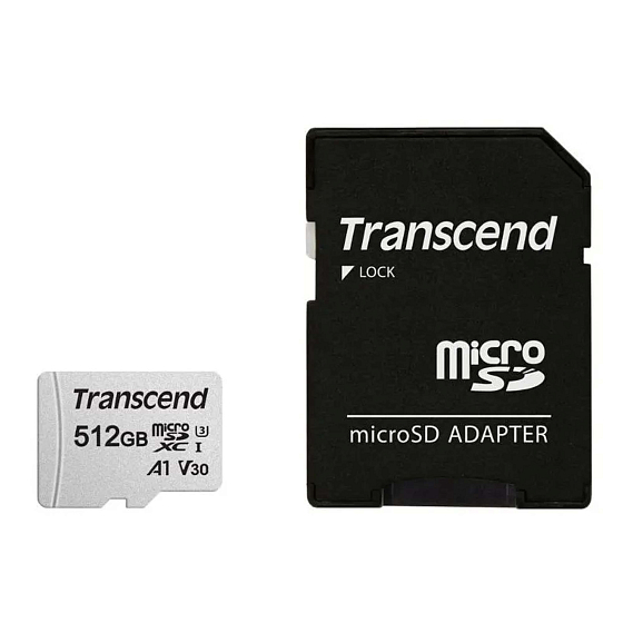 Карта памяти Transcend microSDXC 300S 512 Gb - рис.0