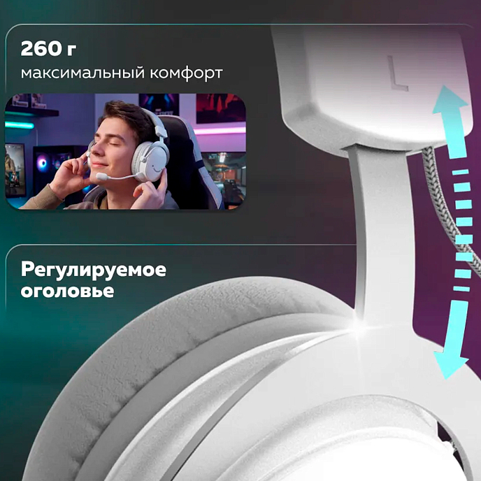 Игровая гарнитура Fifine H9 White - рис.3