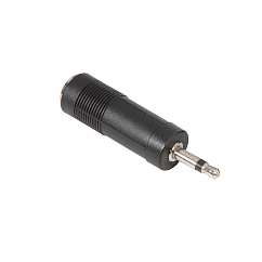 Переходник Adam Hall 7555 Black 3.5mm stereo - 3.5mm mono