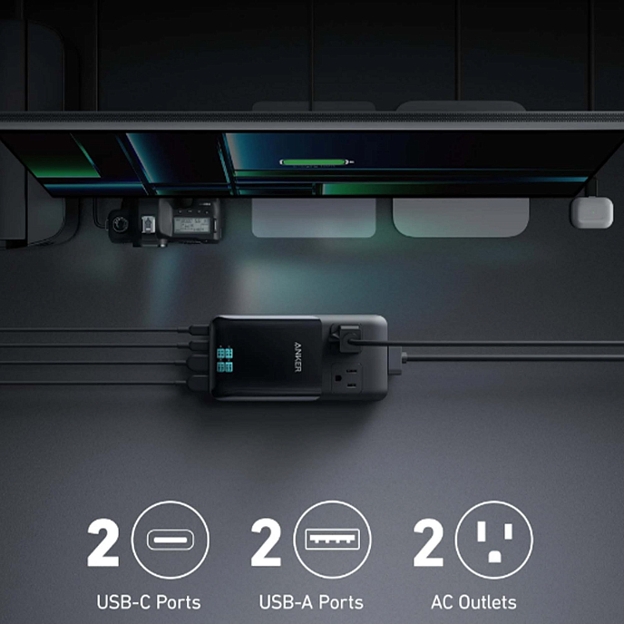Зарядное устройство Anker Prime 6-in-1 Charging Station 140W Black - рис.2