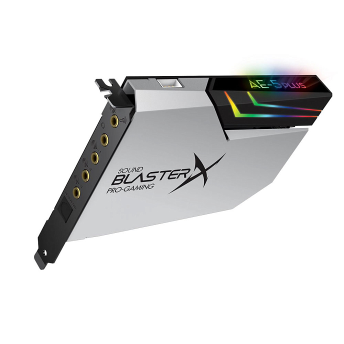 Внутренняя звуковая карта Creative Sound BlasterX AE-5 PLUS Pure Edition White - рис.2