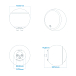 Полочная акустика Gallo Acoustics Micro SE Gloss White - рис.1