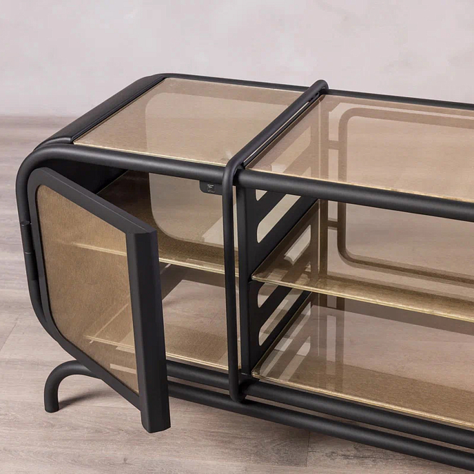 Стойка для Hi-Fi F2F Эфир Matte Black Gold Dark Brown - рис.6