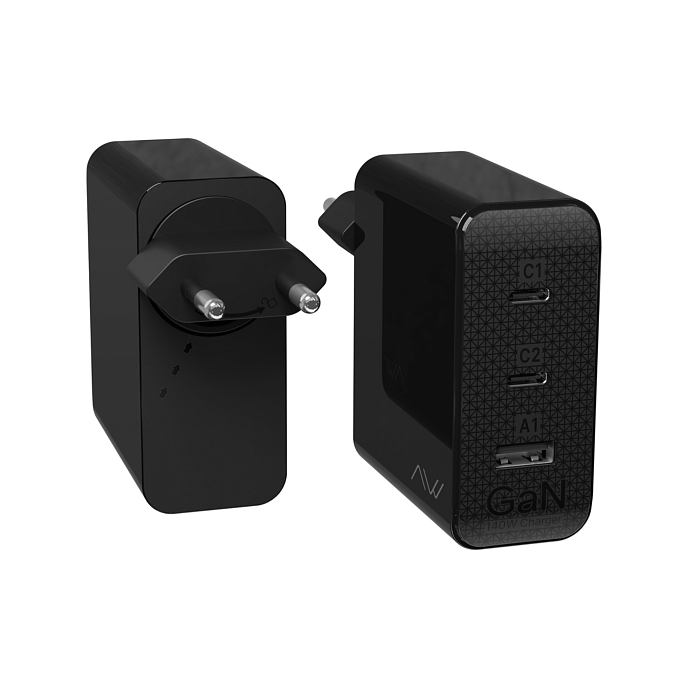 Сетевое зарядное устройство Caweon CTC-140-2C1A Black - рис.5