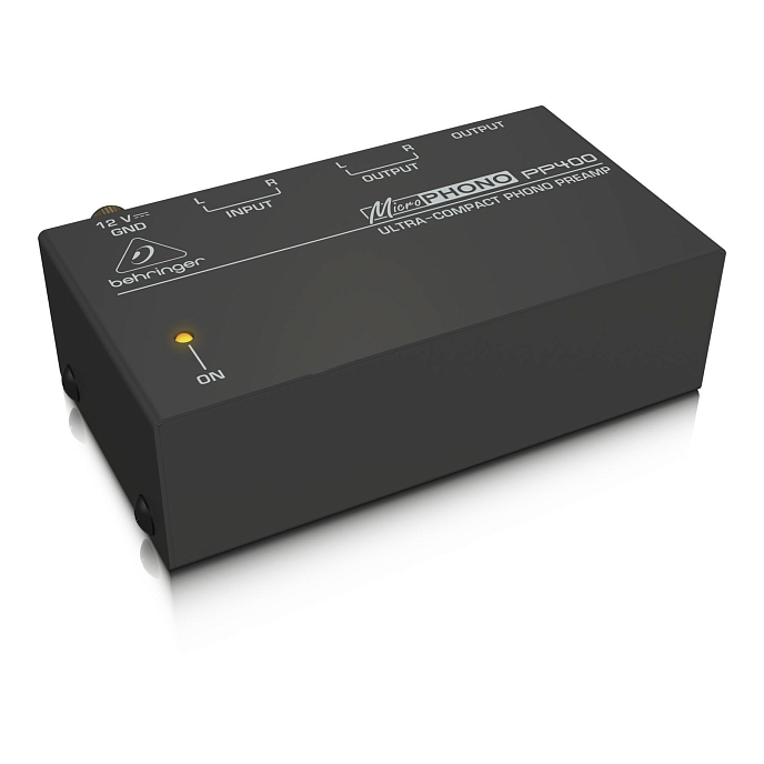 Фонокорректор Behringer MicroPhono PP400 Black - рис.1