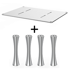 Стойка для Hi-Fi ddHiFi HS550 + SR85 x 4 Anodized Silver/Silver