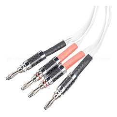 Кабель HeadMade Speaker Cable Silver flat Banana/Banana 1.5m