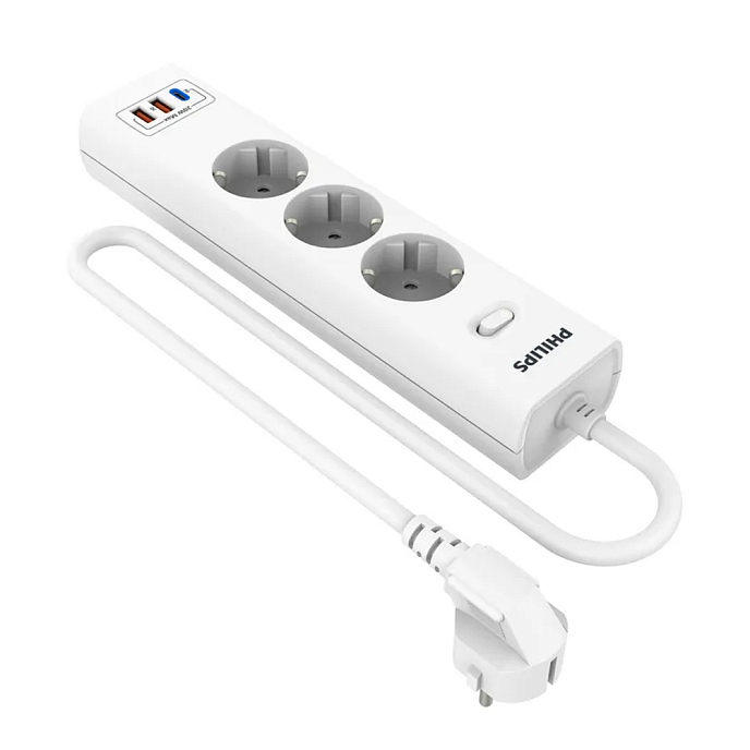 Сетевой фильтр Philips CHP8236WB51 White 3m - рис.0