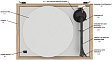 Проигрыватель винила Pro-Ject The Classic Roseunt - рис.3