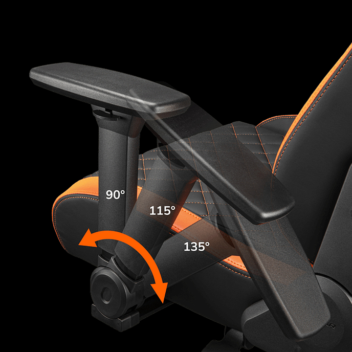 Компьютерное кресло Cougar Defensor Black/Orange F - рис.7