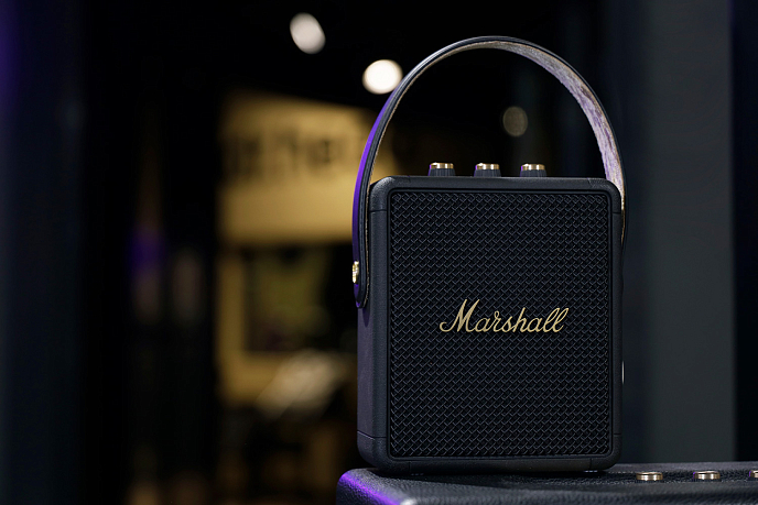 Портативная колонка Marshall Stockwell II Black Brass - рис.1