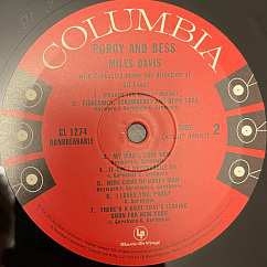 Пластинка Miles Davis – Porgy And Bess LP