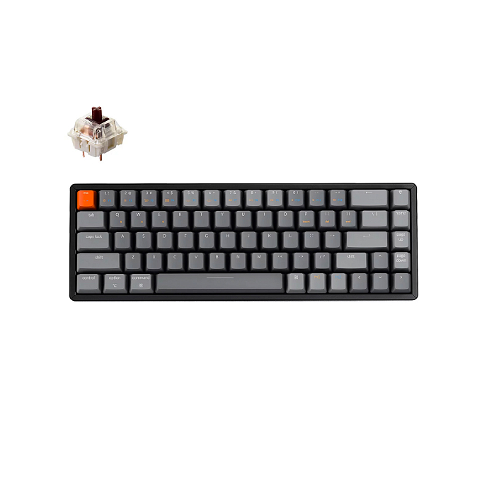 Клавиатура Keychron K6 Gateron G Pro Brown Switch - рис.0