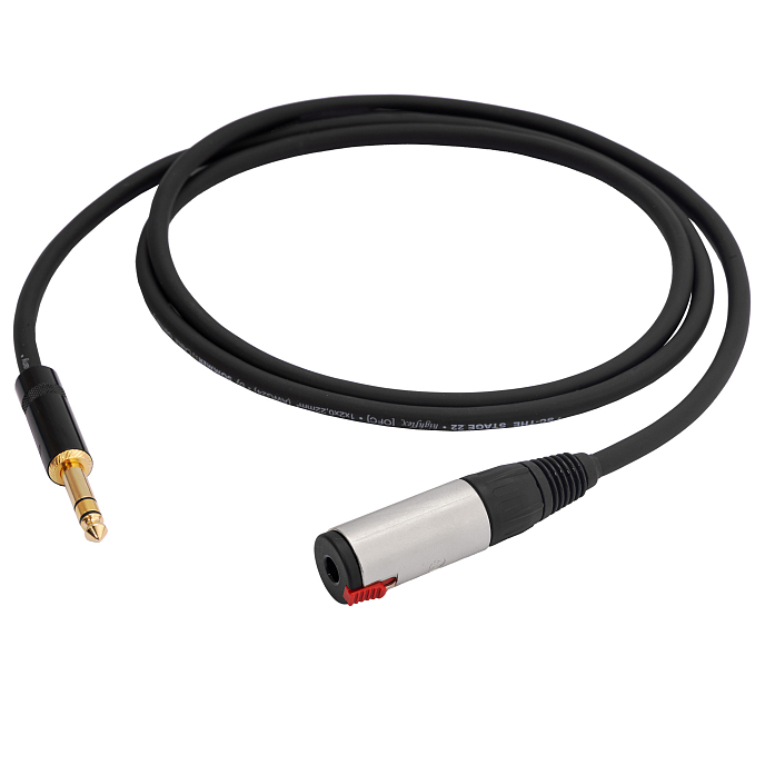 Кабель HeadMade Pro 6.3mm Male - 6.3mm Female 1.5m - рис.1