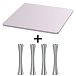 Стойка для Hi-Fi ddHiFi HS250 + SR100 x 4 Pinkish Gray/Silver - рис.0