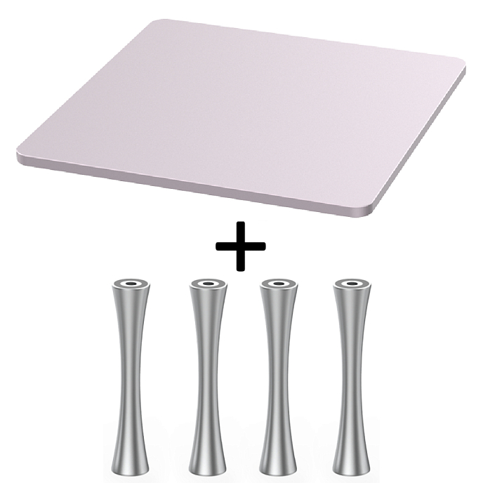 Стойка для Hi-Fi ddHiFi HS250 + SR100 x 4 Pinkish Gray/Silver - рис.0