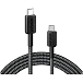 Кабель Anker 322 USB-C to USB-C Cable Braided black 0.9m - рис.1