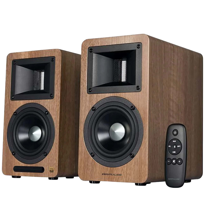 Полочная акустика Edifier AirPulse A80 Walnut - рис.1