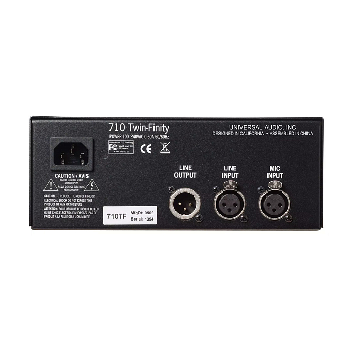 Предусилитель Universal Audio 710TF - рис.1