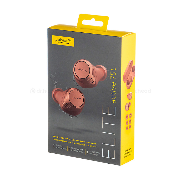 Беспроводные наушники Jabra Elite Active 75t Sienna - рис.7