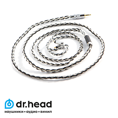 Фото - LabKable BlackCarbon 8 wire 2pin 0.78 to balance 2.5mm Кабель LabKable BlackCarbon 8 wire 2pin 0.78 to balance 2.5mm
