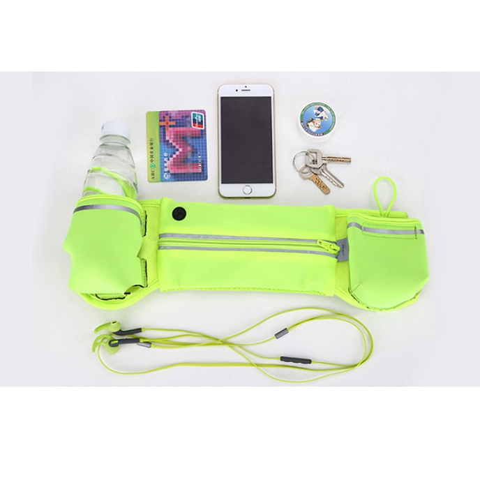 Сумка для смартфонов Rock Multifunctional Running Belt Green - рис.3