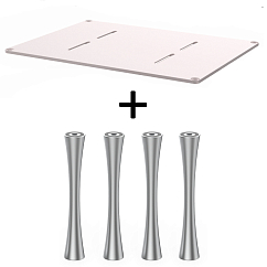 Стойка для Hi-Fi ddHiFi HS550 + SR120 x 4 Pinkish Gray/Silver