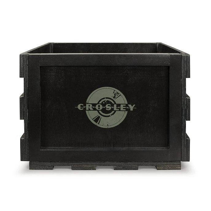 Ящик для винила Crosley Record Storage Crate Black - рис.1