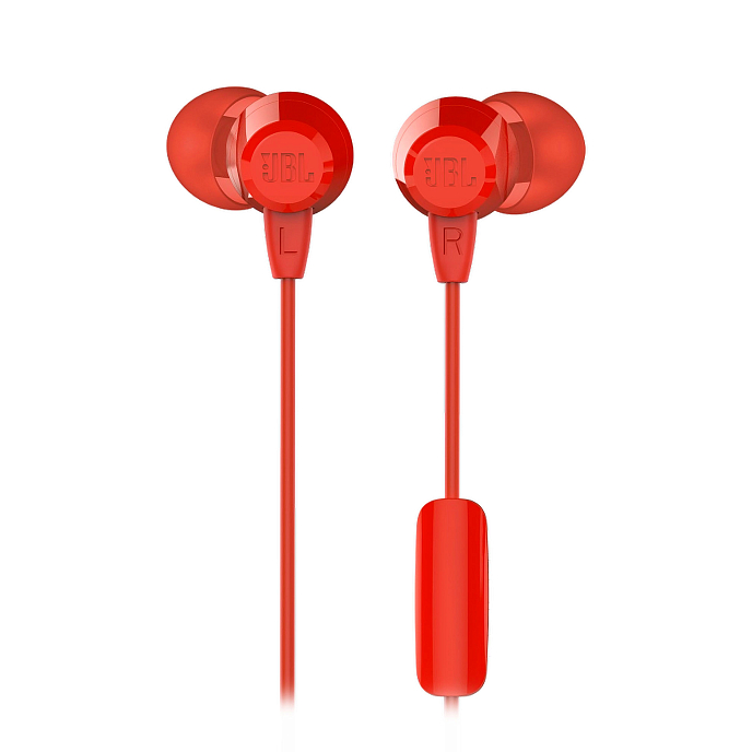 Наушники внутриканальные JBL C50HI Red - рис.0