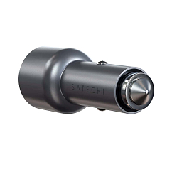 Автомобильное зарядное устройство Satechi Dual USB-C Car Charger 40W Space Grey