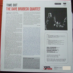 Виниловая пластинка The Dave Brubeck Quartet - Time Out (Vinyl Lovers) LP