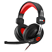Игровая гарнитура Sharkoon Rush ER2 black/red - рис.0