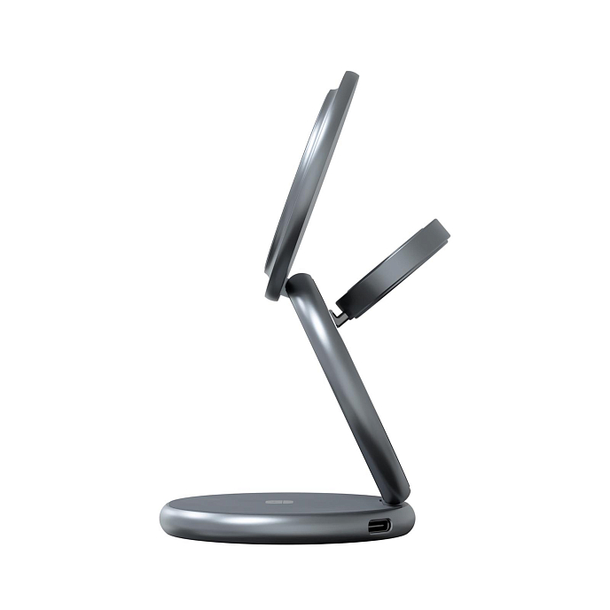 Беспроводная зарядка Magssory Signature Disc Pro Qi2 Midnight 3in1 for Apple - рис.2