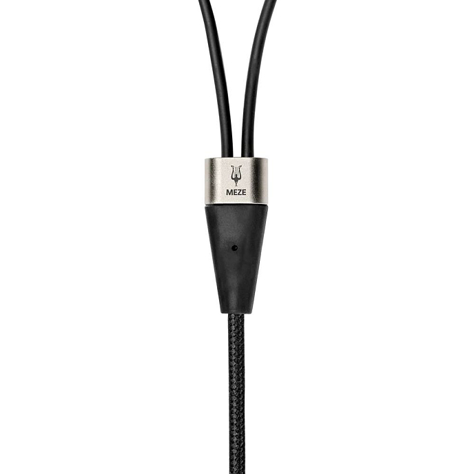 Кабель Meze Mono 3.5mm - 3.5mm Standard with Mic Black Silver 1.5m - рис.1
