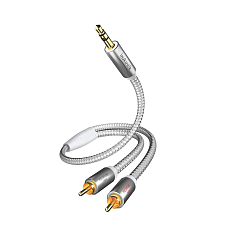 Кабель Inakustik Premium MP3, 3.5 мм <> 2RCA, 5 м