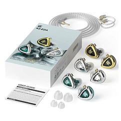 Наушники внутриканальные KZ EDA (3 pairs set) with mic Silver