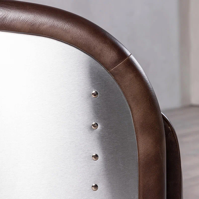 Кресло для прослушивания F2F Пилот Stainless Steel Dark Brown - рис.10