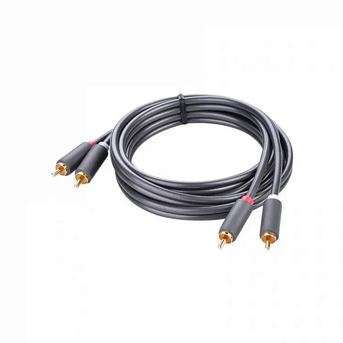 Кабель Ugreen AV104 (30747) 2RCA - 2RCA 2m - рис.0