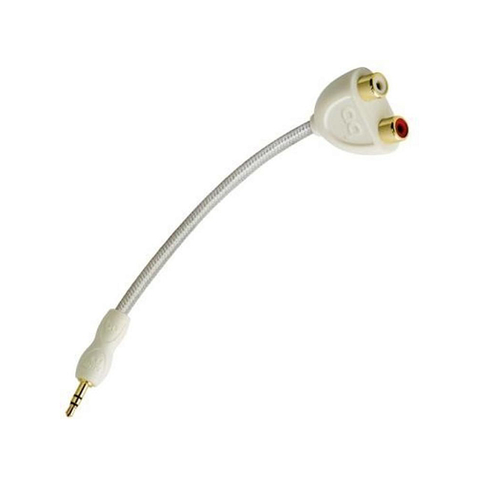 Переходник AudioQuest Mini FLX 3.5-2RCA white - рис.1