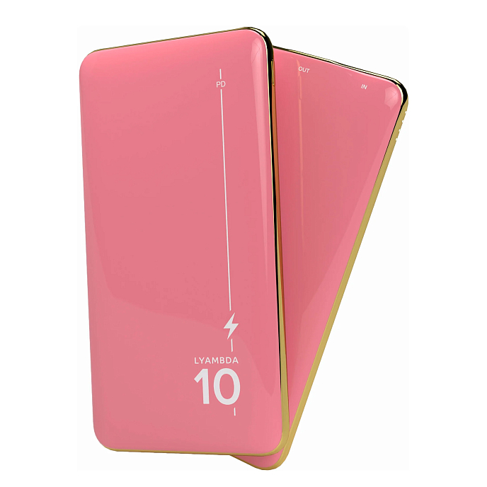 Портативный аккумулятор Lyambda LP304 Pink - рис.1