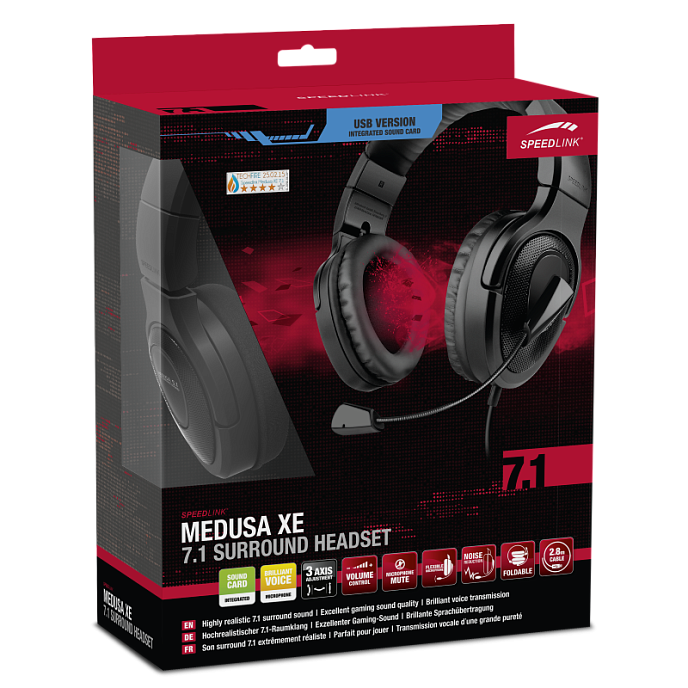 Игровая гарнитура Speedlink MEDUSA XE Virtual 7.1 Surround Headset - рис.3
