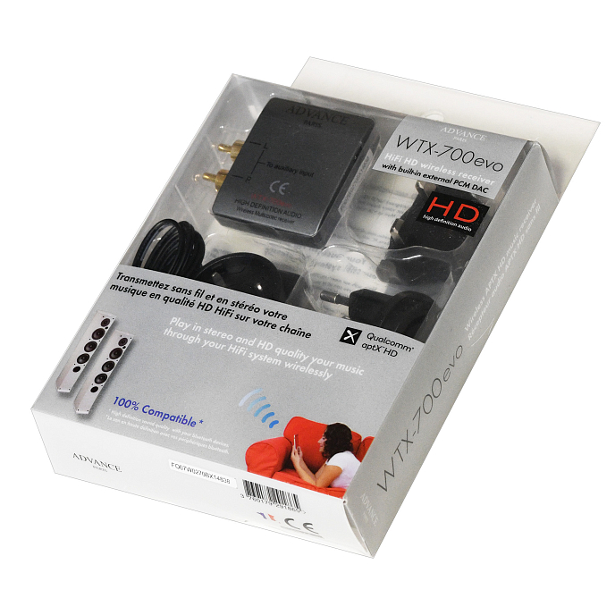 Bluetooth-ресивер Advance Paris WTX700EVO Silver - рис.1