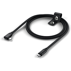 Кабель Satechi Right Angle PD USB-C - USB-C Black