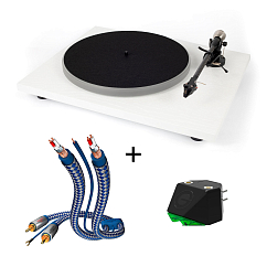 Комплект Auris Blues White + Goldring E2 + Inakustik Premium Phono Cable RCA-RCA 1.5m