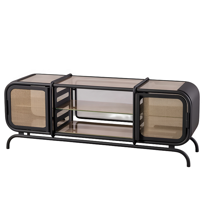 Стойка для Hi-Fi F2F Эфир Matte Black Gold Dark Brown - рис.0