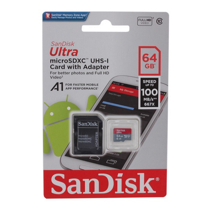 Карта памяти SanDisk Ultra Android 200GB microSDXC UHS-I - рис.1