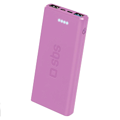 Портативный аккумулятор SBS 10.000 mAh Pink